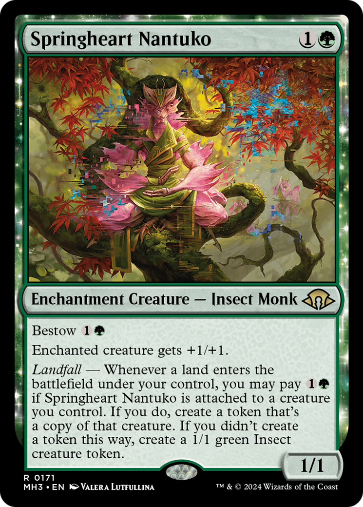 Springheart Nantuko (MH3-171) - Modern Horizons 3 - Premium MTG Single from Wizards of the Coast - Just $2.62! Shop now at Game Crave Tournament Store
