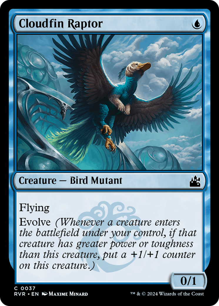 Cloudfin Raptor (RVR-037) - Ravnica Remastered - Premium MTG Single from Wizards of the Coast - Just $0.25! Shop now at Game Crave Tournament Store
