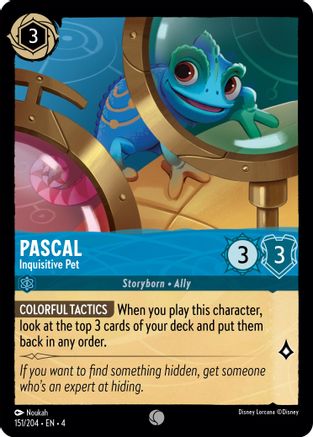 Pascal - Inquisitive Pet (151/204) - Ursulas Return - Premium Lorcana Single from Ursula's Return - Just $0.25! Shop now at Game Crave Tournament Store