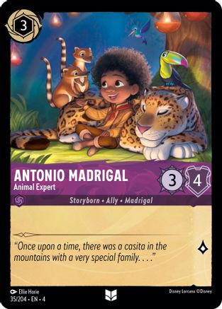 Antonio Madrigal - Animal Expert (35/204) - Ursulas Return - Premium Lorcana Single from Ursula's Return - Just $0.25! Shop now at Game Crave Tournament Store