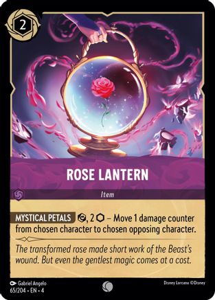 Rose Lantern (65/204) - Ursulas Return - Premium Lorcana Single from Ursula's Return - Just $0.25! Shop now at Game Crave Tournament Store