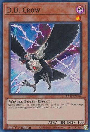 D.D. Crow (RA02-EN002) - 25th Anniversary Rarity Collection II 1st Edition - Premium Yugioh Single from Konami - Just $0.43! Shop now at Game Crave Tournament Store
