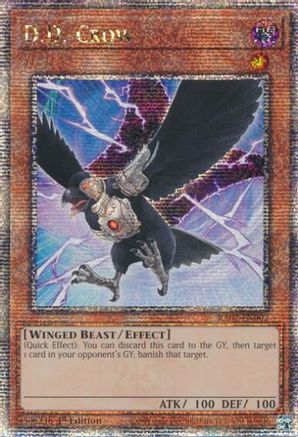D.D. Crow (Quarter Century Secret Rare) (RA02-EN002) - 25th Anniversary Rarity Collection II 1st Edition - Premium Yugioh Single from Konami - Just $19.88! Shop now at Game Crave Tournament Store