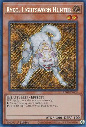 Ryko, Lightsworn Hunter (Secret Rare) (RA02-EN003) - 25th Anniversary Rarity Collection II 1st Edition - Premium Yugioh Single from Konami - Just $0.38! Shop now at Game Crave Tournament Store