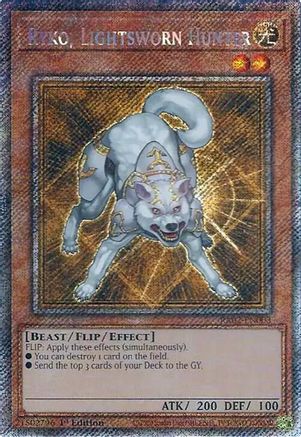 Ryko, Lightsworn Hunter (Platinum Secret Rare) (RA02-EN003) - 25th Anniversary Rarity Collection II 1st Edition - Premium Yugioh Single from Konami - Just $2.61! Shop now at Game Crave Tournament Store