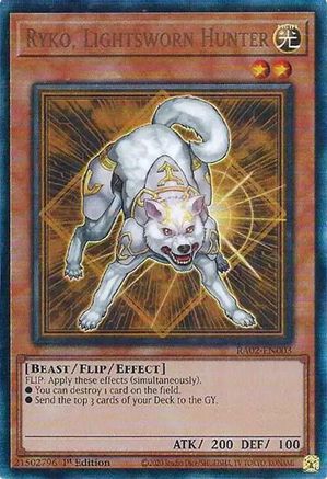 Ryko, Lightsworn Hunter (PUR) (RA02-EN003) - 25th Anniversary Rarity Collection II 1st Edition - Premium Yugioh Single from Konami - Just $0.45! Shop now at Game Crave Tournament Store