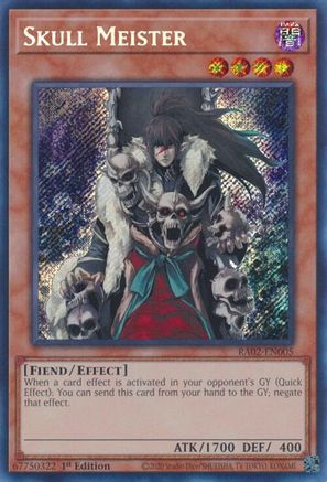 Skull Meister (Secret Rare) (RA02-EN005) - 25th Anniversary Rarity Collection II 1st Edition - Premium Yugioh Single from Konami - Just $0.25! Shop now at Game Crave Tournament Store
