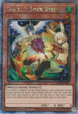 Droll & Lock Bird (Alternate Art) (Quarter Century Secret Rare) (RA02-EN006) - 25th Anniversary Rarity Collection II 1st Edition - Premium Yugioh Single from Konami - Just $30.14! Shop now at Game Crave Tournament Store