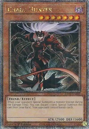 Chaos Hunter (Quarter Century Secret Rare) (RA02-EN007) - 25th Anniversary Rarity Collection II 1st Edition - Premium Yugioh Single from Konami - Just $11.65! Shop now at Game Crave Tournament Store