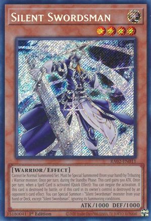 Silent Swordsman (Secret Rare) (RA02-EN011) - 25th Anniversary Rarity Collection II 1st Edition - Premium Yugioh Single from Konami - Just $0.25! Shop now at Game Crave Tournament Store