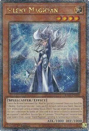 Silent Magician (Quarter Century Secret Rare) (RA02-EN012) - 25th Anniversary Rarity Collection II 1st Edition - Premium Yugioh Single from Konami - Just $4.50! Shop now at Game Crave Tournament Store