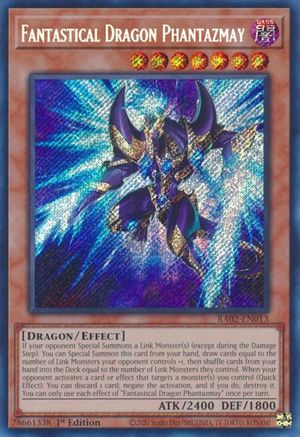 Fantastical Dragon Phantazmay (Alternate Art) (Secret Rare) (RA02-EN013) - 25th Anniversary Rarity Collection II 1st Edition - Premium Yugioh Single from Konami - Just $1.06! Shop now at Game Crave Tournament Store