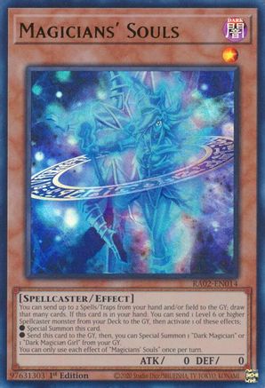 Magicians' Souls (RA02-EN014) - 25th Anniversary Rarity Collection II 1st Edition - Premium Yugioh Single from Konami - Just $0.74! Shop now at Game Crave Tournament Store