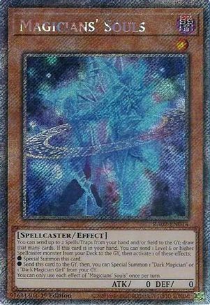 Magicians' Souls (Platinum Secret Rare) (RA02-EN014) - 25th Anniversary Rarity Collection II 1st Edition - Premium Yugioh Single from Konami - Just $4.93! Shop now at Game Crave Tournament Store