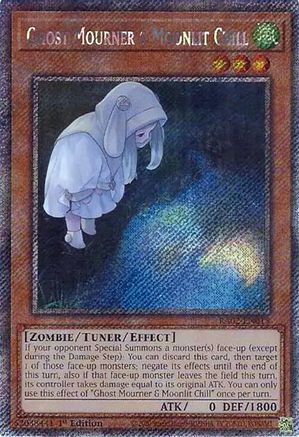 Ghost Mourner & Moonlit Chill (Alternate Art) (Platinum Secret Rare) (RA02-EN015) - 25th Anniversary Rarity Collection II 1st Edition - Premium Yugioh Single from Konami - Just $1.97! Shop now at Game Crave Tournament Store