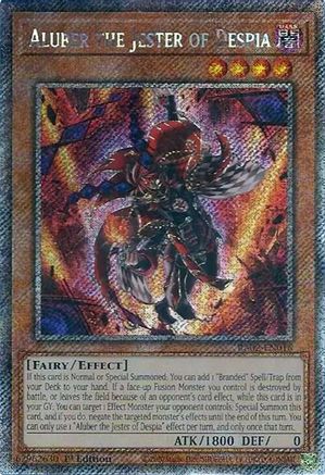 Aluber the Jester of Despia (Platinum Secret Rare) (RA02-EN016) - 25th Anniversary Rarity Collection II 1st Edition - Premium Yugioh Single from Konami - Just $1.05! Shop now at Game Crave Tournament Store