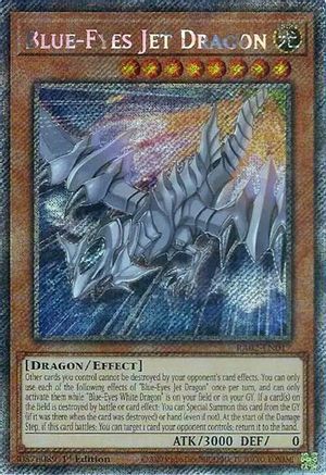 Blue-Eyes Jet Dragon (Platinum Secret Rare) (RA02-EN017) - 25th Anniversary Rarity Collection II 1st Edition - Premium Yugioh Single from Konami - Just $2.25! Shop now at Game Crave Tournament Store