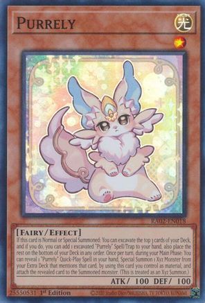 Purrely (RA02-EN018) - 25th Anniversary Rarity Collection II 1st Edition - Premium Yugioh Single from Konami - Just $0.25! Shop now at Game Crave Tournament Store