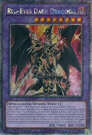 Red-Eyes Dark Dragoon (Platinum Secret Rare) (RA02-EN021) - 25th Anniversary Rarity Collection II 1st Edition - Premium Yugioh Single from Konami - Just $11.22! Shop now at Game Crave Tournament Store