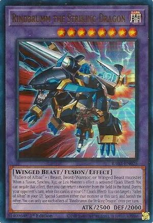 Rindbrumm the Striking Dragon (UR) (RA02-EN025) - 25th Anniversary Rarity Collection II 1st Edition - Premium Yugioh Single from Konami - Just $0.25! Shop now at Game Crave Tournament Store