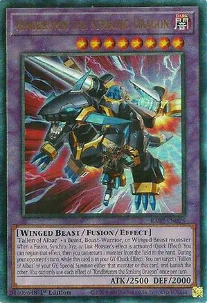 Rindbrumm the Striking Dragon (PUR) (RA02-EN025) - 25th Anniversary Rarity Collection II 1st Edition - Premium Yugioh Single from Konami - Just $0.27! Shop now at Game Crave Tournament Store