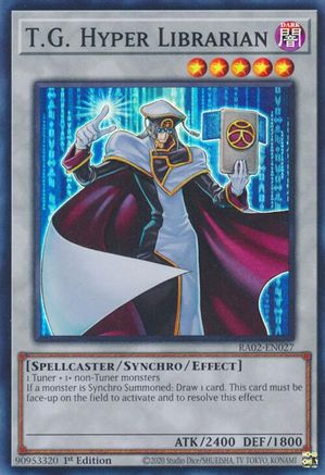 T.G. Hyper Librarian (RA02-EN027) - 25th Anniversary Rarity Collection II 1st Edition - Premium Yugioh Single from Konami - Just $0.25! Shop now at Game Crave Tournament Store