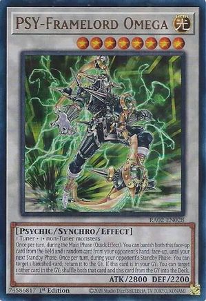PSY-Framelord Omega (UR) (RA02-EN028) - 25th Anniversary Rarity Collection II 1st Edition - Premium Yugioh Single from Konami - Just $0.25! Shop now at Game Crave Tournament Store