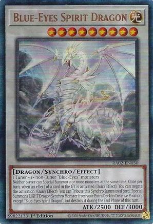Blue-Eyes Spirit Dragon (PUR) (RA02-EN030) - 25th Anniversary Rarity Collection II 1st Edition - Premium Yugioh Single from Konami - Just $2.22! Shop now at Game Crave Tournament Store