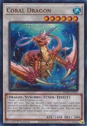 Coral Dragon (UR) (RA02-EN031) - 25th Anniversary Rarity Collection II 1st Edition - Premium Yugioh Single from Konami - Just $0.25! Shop now at Game Crave Tournament Store