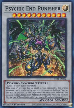 Psychic End Punisher (RA02-EN032) - 25th Anniversary Rarity Collection II 1st Edition - Premium Yugioh Single from Konami - Just $0.25! Shop now at Game Crave Tournament Store