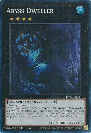 Abyss Dweller (PCR) (RA02-EN033) - 25th Anniversary Rarity Collection II 1st Edition - Premium Yugioh Single from Konami - Just $0.35! Shop now at Game Crave Tournament Store