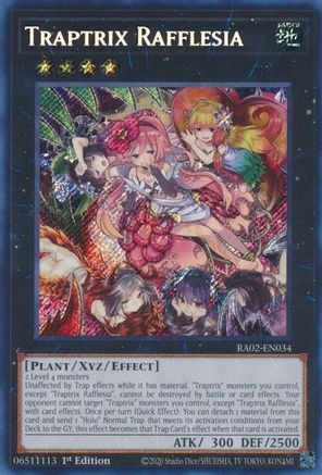 Traptrix Rafflesia (Secret Rare) (RA02-EN034) - 25th Anniversary Rarity Collection II 1st Edition - Premium Yugioh Single from Konami - Just $0.25! Shop now at Game Crave Tournament Store