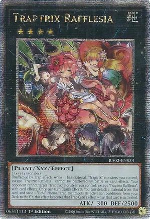 Traptrix Rafflesia (Quarter Century Secret Rare) (RA02-EN034) - 25th Anniversary Rarity Collection II 1st Edition - Premium Yugioh Single from Konami - Just $5.20! Shop now at Game Crave Tournament Store