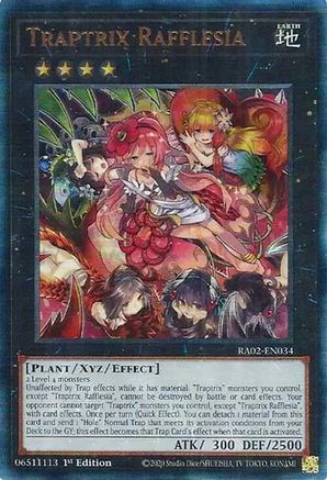 Traptrix Rafflesia (PUR) (RA02-EN034) - 25th Anniversary Rarity Collection II 1st Edition - Premium Yugioh Single from Konami - Just $0.30! Shop now at Game Crave Tournament Store