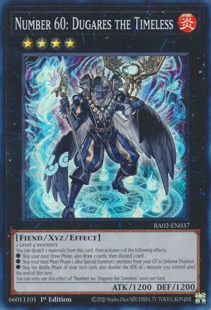 Number 60: Dugares the Timeless (RA02-EN037) - 25th Anniversary Rarity Collection II 1st Edition - Premium Yugioh Single from Konami - Just $0.25! Shop now at Game Crave Tournament Store