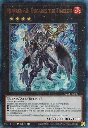 Number 60: Dugares the Timeless (PUR) (RA02-EN037) - 25th Anniversary Rarity Collection II 1st Edition - Premium Yugioh Single from Konami - Just $0.48! Shop now at Game Crave Tournament Store