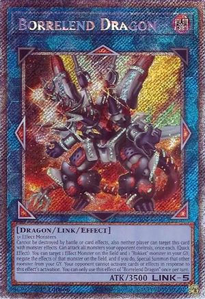 Borrelend Dragon (Platinum Secret Rare) (RA02-EN043) - 25th Anniversary Rarity Collection II 1st Edition - Premium Yugioh Single from Konami - Just $0.42! Shop now at Game Crave Tournament Store