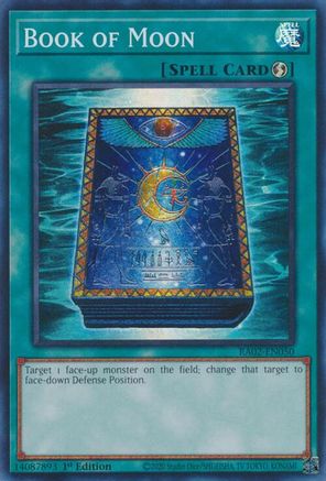 Book of Moon (RA02-EN050) - 25th Anniversary Rarity Collection II 1st Edition - Premium Yugioh Single from Konami - Just $0.25! Shop now at Game Crave Tournament Store