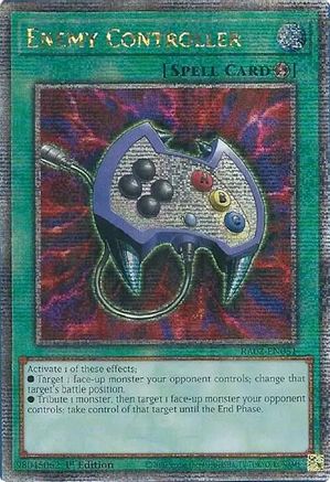 Enemy Controller (Quarter Century Secret Rare) (RA02-EN051) - 25th Anniversary Rarity Collection II 1st Edition - Premium Yugioh Single from Konami - Just $5.65! Shop now at Game Crave Tournament Store