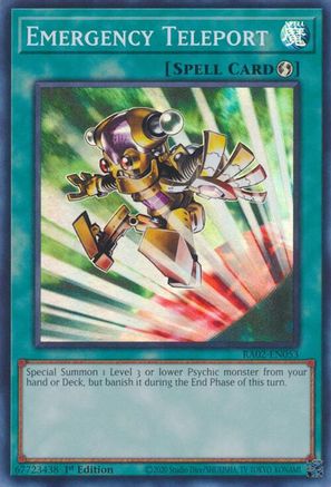 Emergency Teleport (RA02-EN053) - 25th Anniversary Rarity Collection II 1st Edition - Premium Yugioh Single from Konami - Just $0.25! Shop now at Game Crave Tournament Store