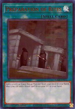 Preparation of Rites (UR) (RA02-EN056) - 25th Anniversary Rarity Collection II 1st Edition - Premium Yugioh Single from Konami - Just $0.25! Shop now at Game Crave Tournament Store