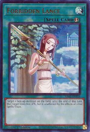 Forbidden Lance (UR) (RA02-EN058) - 25th Anniversary Rarity Collection II 1st Edition - Premium Yugioh Single from Konami - Just $0.25! Shop now at Game Crave Tournament Store