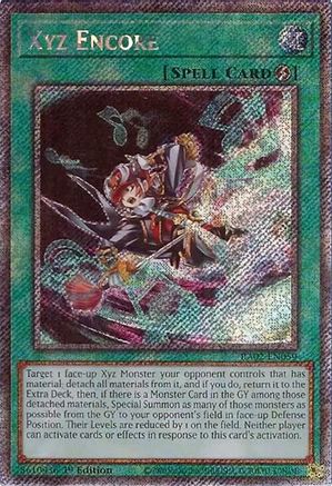 Xyz Encore (Platinum Secret Rare) (RA02-EN059) - 25th Anniversary Rarity Collection II 1st Edition - Premium Yugioh Single from Konami - Just $1.02! Shop now at Game Crave Tournament Store
