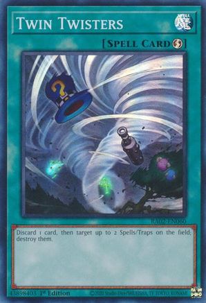 Twin Twisters (RA02-EN060) - 25th Anniversary Rarity Collection II 1st Edition - Premium Yugioh Single from Konami - Just $0.25! Shop now at Game Crave Tournament Store