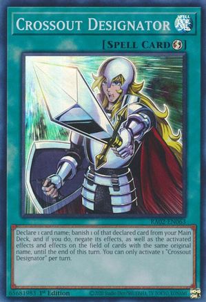 Crossout Designator (RA02-EN063) - 25th Anniversary Rarity Collection II 1st Edition - Premium Yugioh Single from Konami - Just $0.78! Shop now at Game Crave Tournament Store