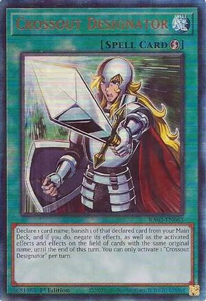 Crossout Designator (PUR) (RA02-EN063) - 25th Anniversary Rarity Collection II 1st Edition - Premium Yugioh Single from Konami - Just $3.57! Shop now at Game Crave Tournament Store