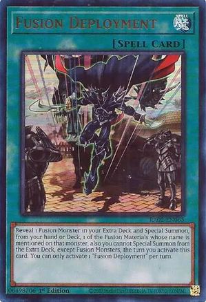 Fusion Deployment (UR) (RA02-EN065) - 25th Anniversary Rarity Collection II 1st Edition - Premium Yugioh Single from Konami - Just $0.25! Shop now at Game Crave Tournament Store