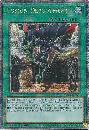 Fusion Deployment (Quarter Century Secret Rare) (RA02-EN065) - 25th Anniversary Rarity Collection II 1st Edition - Premium Yugioh Single from Konami - Just $10.72! Shop now at Game Crave Tournament Store