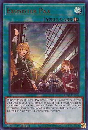 Exosister Pax (UR) (RA02-EN066) - 25th Anniversary Rarity Collection II 1st Edition - Premium Yugioh Single from Konami - Just $0.25! Shop now at Game Crave Tournament Store