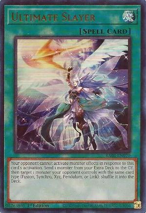 Ultimate Slayer (UR) (RA02-EN070) - 25th Anniversary Rarity Collection II 1st Edition - Premium Yugioh Single from Konami - Just $1.60! Shop now at Game Crave Tournament Store